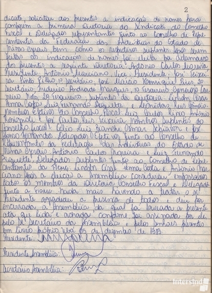 003 - Ata de fundação do Intersind